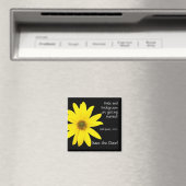  'Save the Date' Magnet, Sunflower Magneet (Insitu (Vaatwasser))