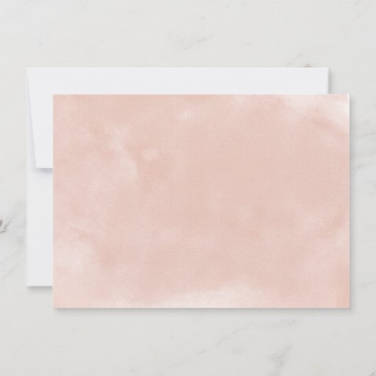 Save The Date Magnifique Blush & Fleurs Bourgognes Mariage éléga (Dos)