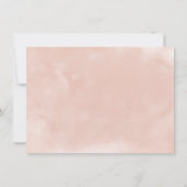 Save The Date Magnifiques Fleurs Roses et Bourgeon Élégant Maria (Dos)