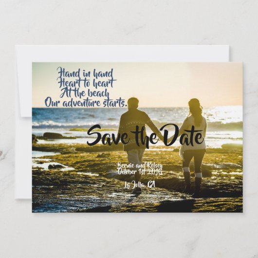 Save The Date Main et main (Devant)