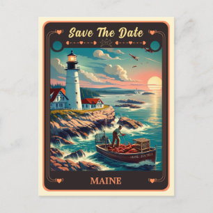 Save the date Maine Invitation Briefkaart