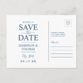 Save the date | Maine Uitnodiging Briefkaart (Achterkant)