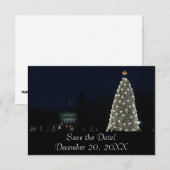 Save The Date Maison Blanche et Arbre National Sauvez la Date (Devant / Derrière)