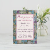 Save The Date Maisons sur la Hill House Party Card (Debout devant)