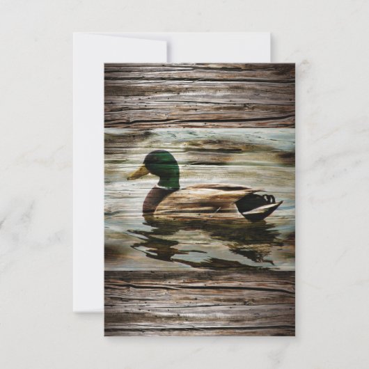 Save The Date Mallard Duck (Devant)