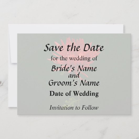 Save The Date Maman Araignée Rouge (Devant)