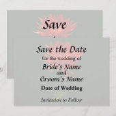 Save The Date Maman Araignée Rouge (Devant / Derrière)