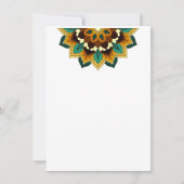 Save The Date Mandala Motif 2002 en jaune et bronzette (Devant)