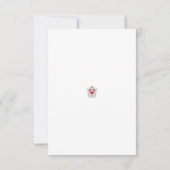 Save The Date Mandala papillon floral | Design d'art Boho pourpr (Dos)