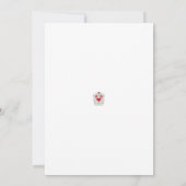 Save The Date Mandala papillon floral | Design d'art Boho pourpr (Dos)