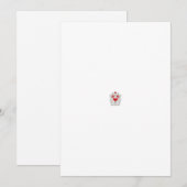 Save The Date Mandala papillon floral | Design d'art Boho pourpr (Devant / Derrière)