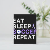 Save The Date Mangez+Sommeil+soccer+Répéter (Debout devant)