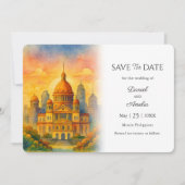 Save The Date Manille Philippines Destination Enregistrer la car (Devant)