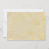 Save The Date Marbre blanc et or (Dos)