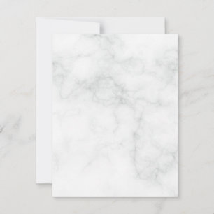 Save The Date Marbre Blanc Moderne