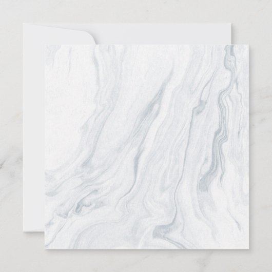 Save The Date Marbre et mariage d'or Enregistrer la date (Dos)