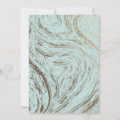 Save The Date Marbre frais / Enregistrer la date (Dos)