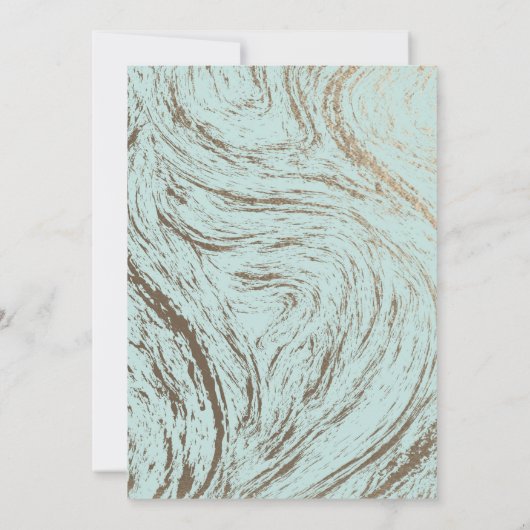 Save The Date Marbre frais / Enregistrer la date (Dos)