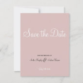 Save The Date 'Marchez avec moi' Enregistrer la conception de la (Devant)