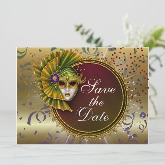 Save The Date Mardi Gras - SRF (Debout devant)