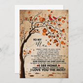 Save The Date Mari À Mon Mari Je Vois La Maison (Devant / Derrière)