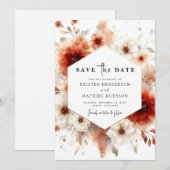 Save The Date Mariage (Devant / Derrière)