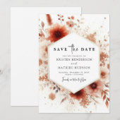 Save The Date Mariage (Devant / Derrière)