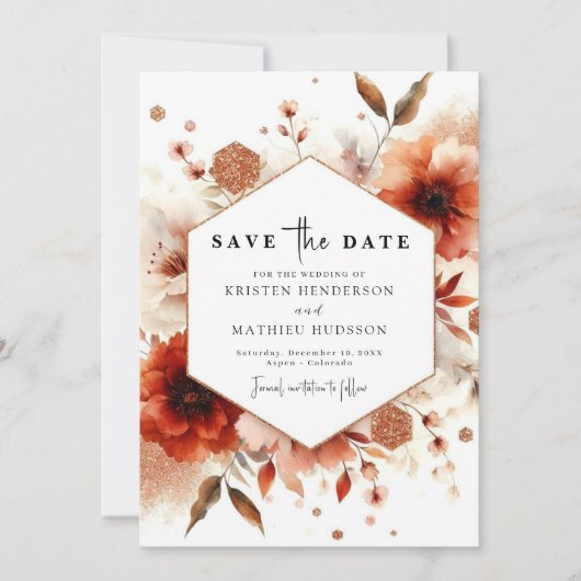 Save The Date Mariage (Devant)