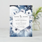 Save The Date Mariage à aquarelle élégant (Debout devant)