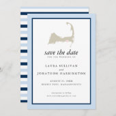 Save The Date Mariage à Dennis Port Cape Cod (Devant / Derrière)