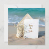 Save The Date Mariage à jour avec étoile de mer (Devant)