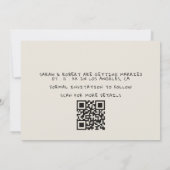 Save The Date Mariage à la Bande Cassette Rétro (Dos)
