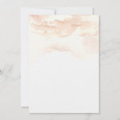 Save The Date Mariage à la plage avec feuilles de palmier - Enre (Dos)