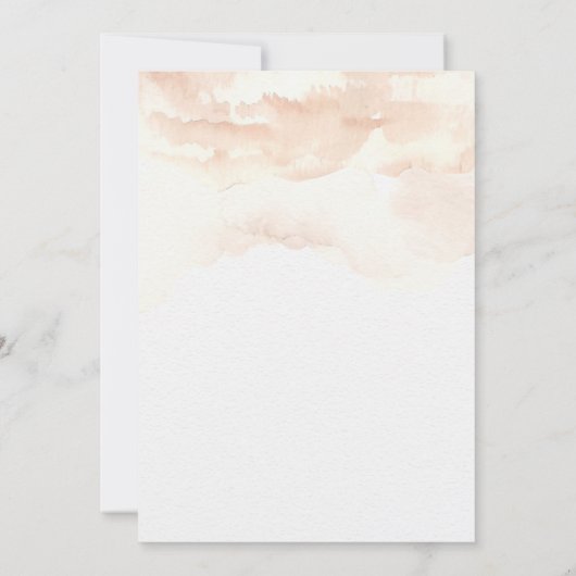 Save The Date Mariage à la plage avec feuilles de palmier - Enre (Dos)