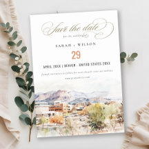 Mariage à l'aquarelle de Colorado Springs, Colorad