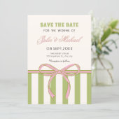 Save The Date Mariage à l'arc (Debout devant)