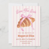 Save The Date Mariage à l'arc de Croissant mignon (Devant)