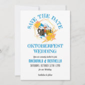 SAVE THE DATE MARIAGE À L'OCTOBERFEST (Devant)
