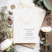 Save The Date Mariage à main simple pour couples