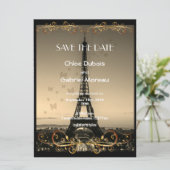 Save The Date Mariage à Paris (Debout devant)