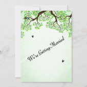 Save The Date Mariage à thème à vélo Enregistrer la date Monnaie (Dos)