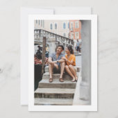 Save The Date Mariage à thème de voyage | Mariage de destination (Dos)