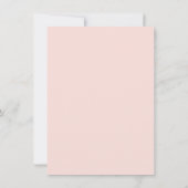 Save The Date Mariage Abstrait Fleurs Aquarelle Pastel (Dos)