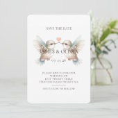 Save The Date Mariage Adorable Ajouter Photo Enregistrer La Date (Debout devant)