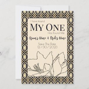 Save The Date Mariage africain