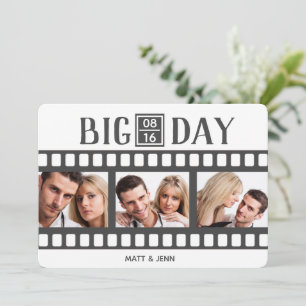 Save The Date Mariage Ajouter 3 Photos Film Amusant Enregistrer 