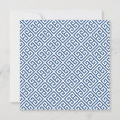 Save The Date Mariage Américain Classique Rouge Blanc Bleu (Dos)