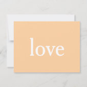 Save The Date Mariage Amour Cœur Rouge Plage Sableuse Bleu Mouss (Dos)