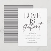 Save The Date Mariage Amour Reporté Changer la Date (Devant / Derrière)