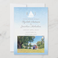 Mariage Aquarelle Eau Rendant au Ciel